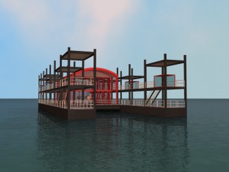 Observatorium - RDM Expo Circuit/Boathouse - boothuis-3D