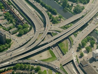 Observatorium - Die bocht, Kleinpolderplein – ROTTERDAM - luchtbeeld