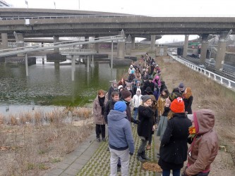 Observatorium - Die bocht, Kleinpolderplein – ROTTERDAM - sloveens bezoek
