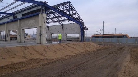 Observatorium - Sanagare preparations have started - trein