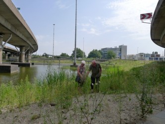 Observatorium - Die bocht, Kleinpolderplein – ROTTERDAM - bocht twee figuren