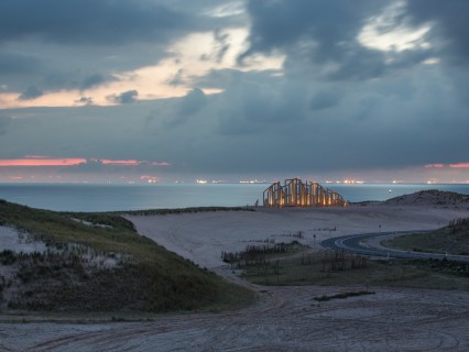 Observatorium - De Zandwacht - PORT OF ROTTERDAM - Zandwacht - Tweede Maasvlakte Rotterdam - sunset/light