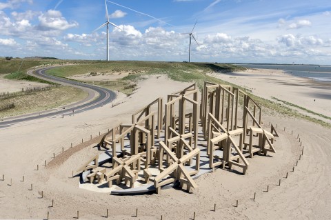 Observatorium - De Zandwacht - PORT OF ROTTERDAM - Zandwacht - Tweede Maasvlakte Rotterdam - from dune