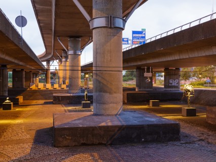 Observatorium - Die bocht, Kleinpolderplein – ROTTERDAM - kleinpolderplein - lights Freek van Arkel