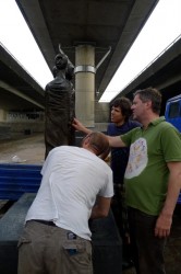 Observatorium - First sculpture installed at Museum of Orphaned Sculpture - ruud plaatst