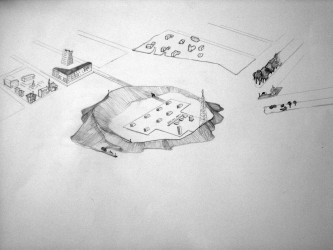 Observatorium - Meerstad Crater - kratermeerrstad-schets