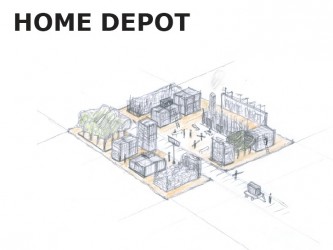 Observatorium - De Vlek – TILBURG, Noord Brabant - tekening home depot