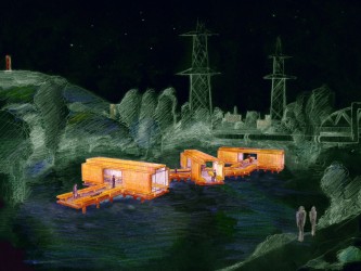 Observatorium - Warten auf den Fluss, EMSCHERKUNST – ESSEN - wadf tek