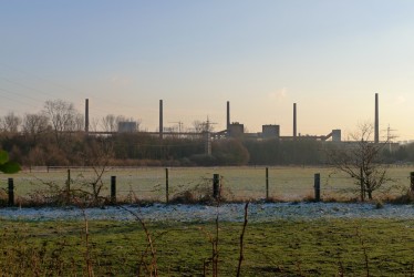 Observatorium - Der grüne Schatten Zollvereins , Urbane Künste Ruhr ESSEN - kokerei winter