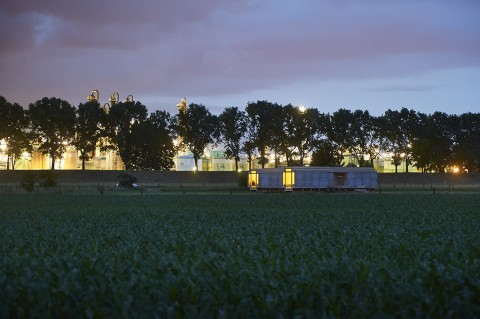 Observatorium - Warten auf den Fluss EMSCHERKUNST – OBERHAUSEN, Germany - roman-nacht