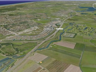 Observatorium - Randstadpoort/ Randstad Gate – HEEMSKERK, Noord-Holland - vogelvlucht samson